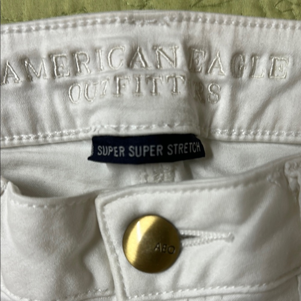 American Eagle Outfitters White Skinny Jeans